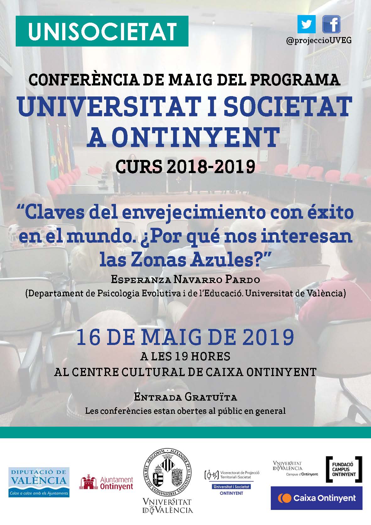 CONFERÈNCIA DEL PROGRAMA UNIVERSITAT I SOCIETAT A ontinyent